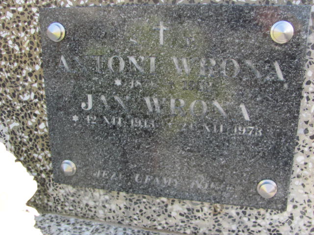 Jan Wrona 1913 Jasło Gmina - Grobonet - Wyszukiwarka osób pochowanych