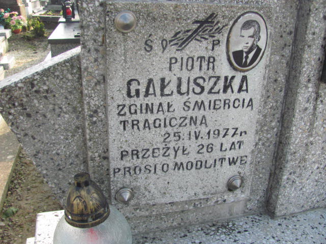 Piotr Gałuszka Jasło Gmina - Grobonet - Wyszukiwarka osób pochowanych