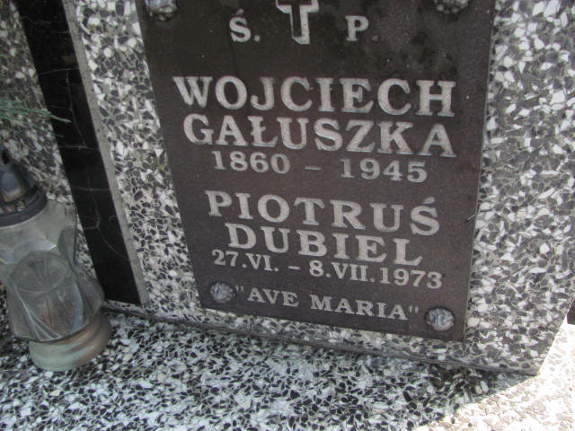 Wojciech Gałuszka 1859 Jasło Gmina - Grobonet - Wyszukiwarka osób pochowanych