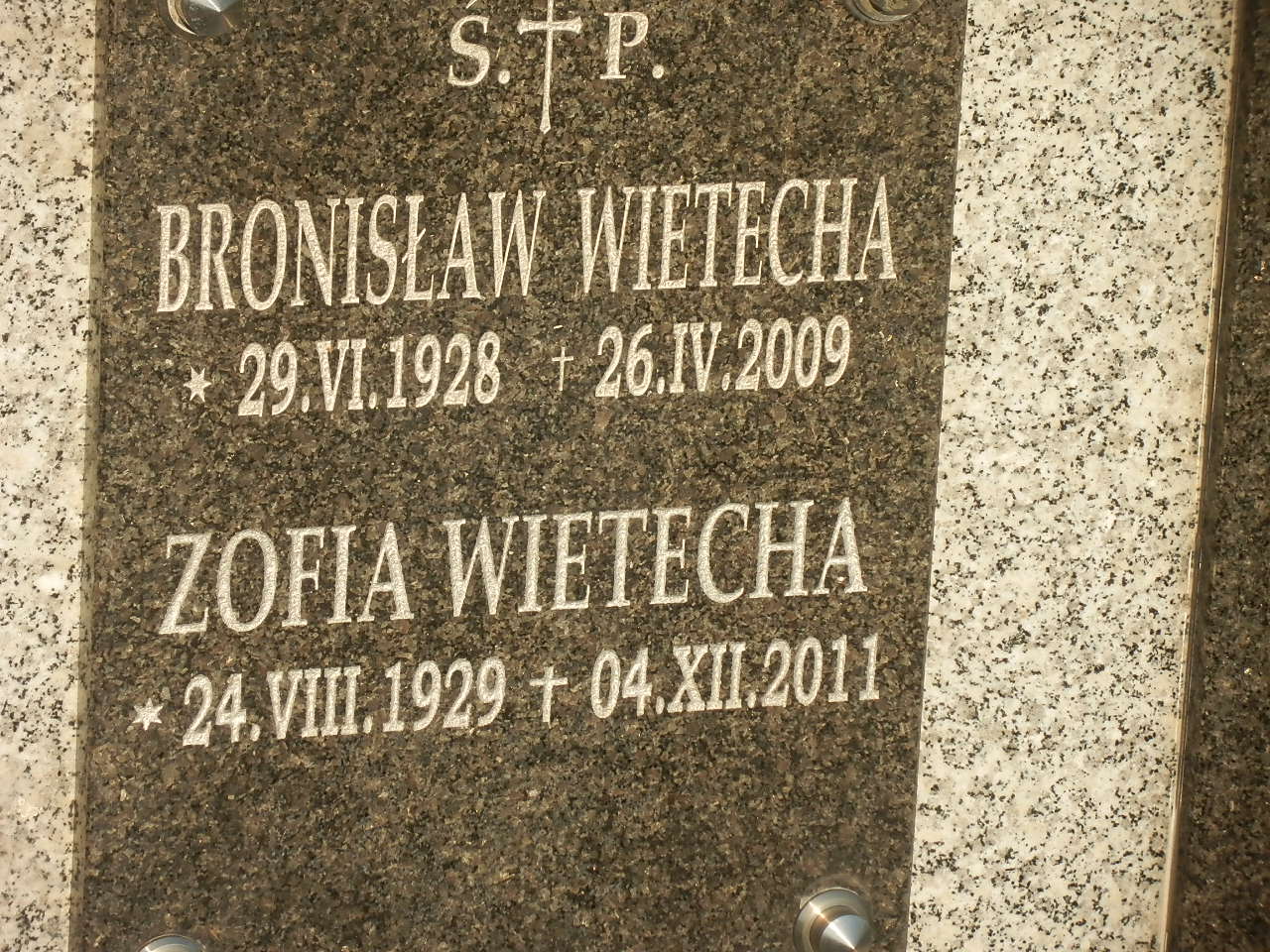 Grób Ludwik Wietecha