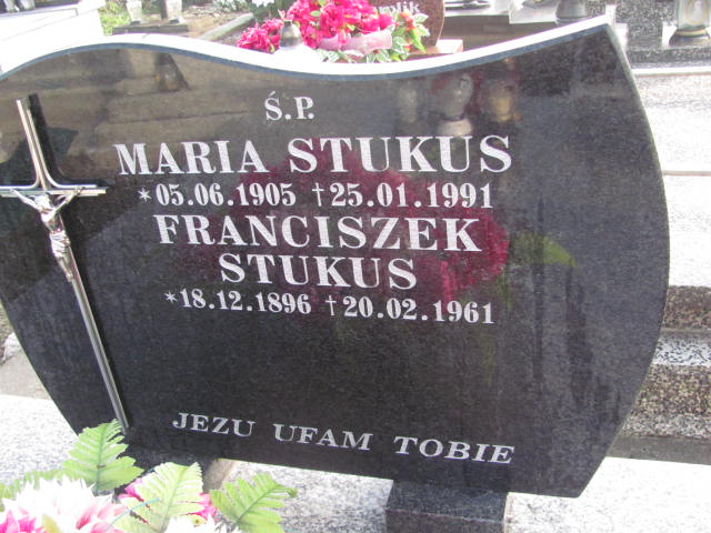 Franciszek Stukus 1896 Jasło Gmina - Grobonet - Wyszukiwarka osób pochowanych