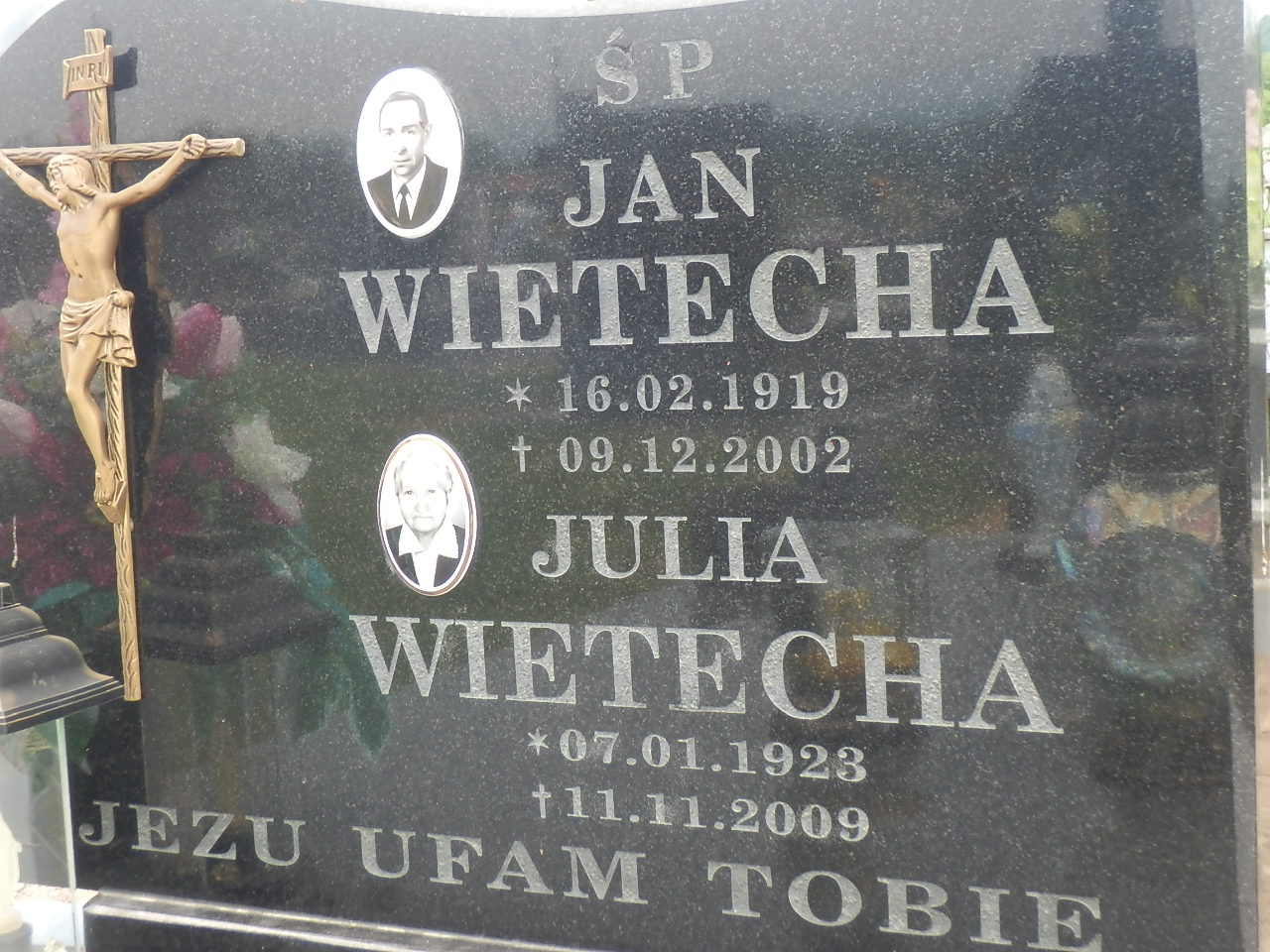 Julia Wietecha 1923 Jasło Gmina - Grobonet - Wyszukiwarka osób pochowanych