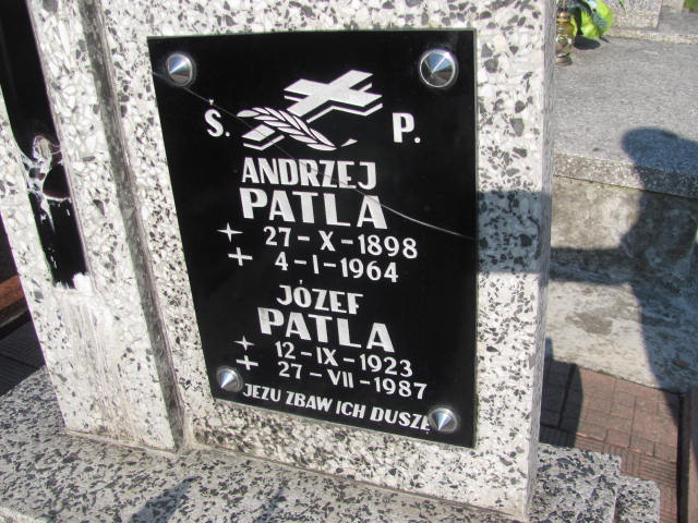 Andrzej Patla 1898 Jasło Gmina - Grobonet - Wyszukiwarka osób pochowanych