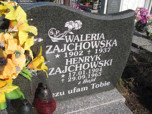 Henryk Zajchowski 1904 Jasło Gmina - Grobonet - Wyszukiwarka osób pochowanych