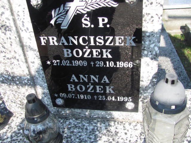 Anna Bożek 1910 Jasło Gmina - Grobonet - Wyszukiwarka osób pochowanych