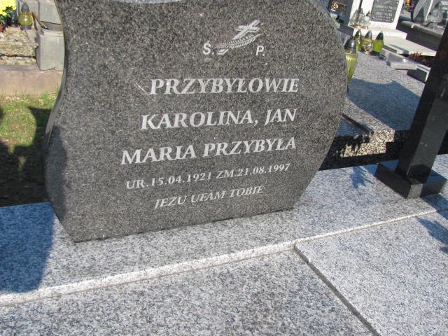 Karolina Przybyła Jasło Gmina - Grobonet - Wyszukiwarka osób pochowanych