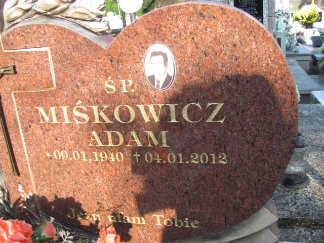 Adam Miśkowicz 1940 Jasło Gmina - Grobonet - Wyszukiwarka osób pochowanych