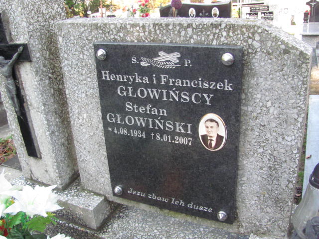 Stefan Głowiński 1934 Jasło Gmina - Grobonet - Wyszukiwarka osób pochowanych