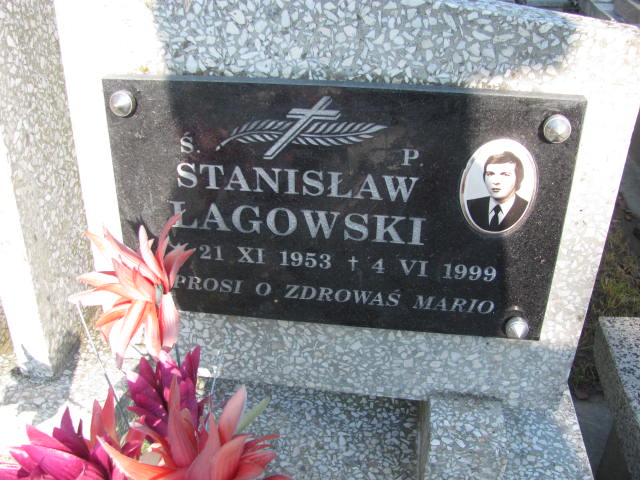 Stanisław Łagowski  1953 Jasło Gmina - Grobonet - Wyszukiwarka osób pochowanych