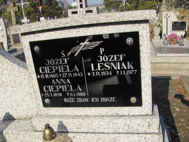 Anna Ciepiela 1898 Jasło Gmina - Grobonet - Wyszukiwarka osób pochowanych