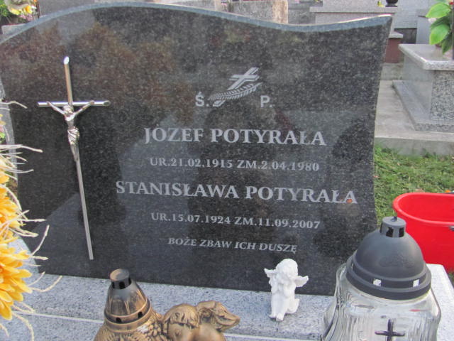 Józef Potyrała 1915 Jasło Gmina - Grobonet - Wyszukiwarka osób pochowanych