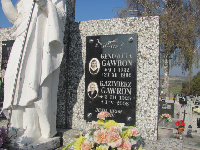 Genowefa Gawron 1932 Jasło Gmina - Grobonet - Wyszukiwarka osób pochowanych
