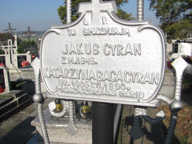 Jakub Cyran Jasło Gmina - Grobonet - Wyszukiwarka osób pochowanych