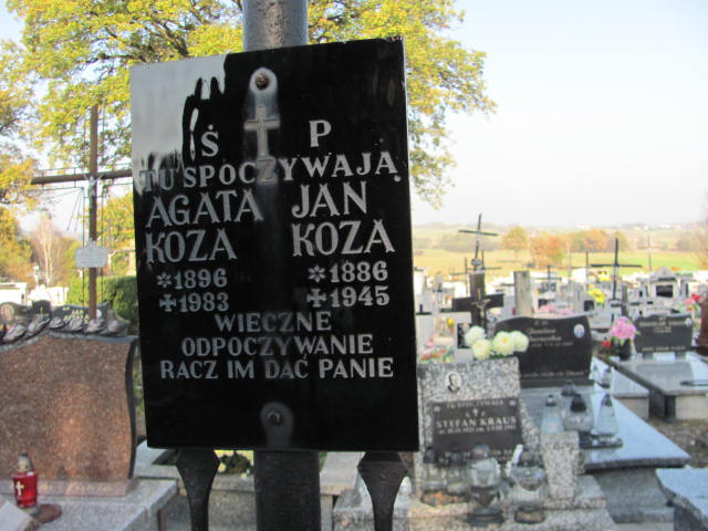 Jan Koza 1885 Jasło Gmina - Grobonet - Wyszukiwarka osób pochowanych