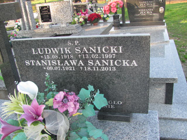 Stanisława Sanicka 1921 Jasło Gmina - Grobonet - Wyszukiwarka osób pochowanych