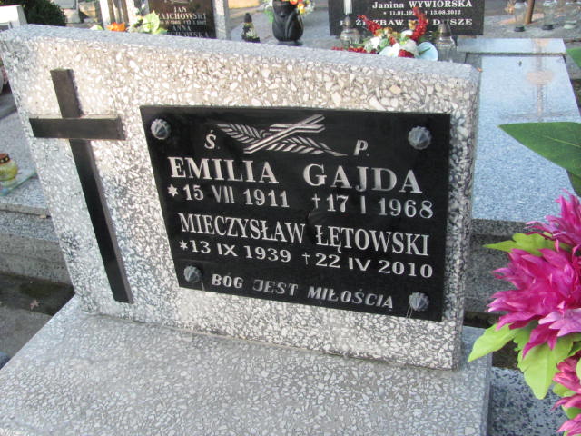 Emilia Gajda 1911 Jasło Gmina - Grobonet - Wyszukiwarka osób pochowanych