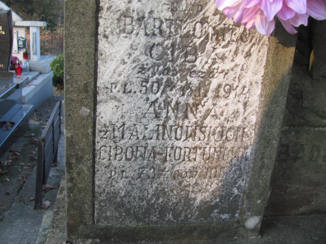 Bartłomiej Ciba Jasło Gmina - Grobonet - Wyszukiwarka osób pochowanych