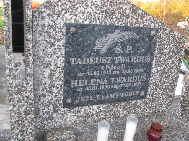 Helena Twarduś 1930 Jasło Gmina - Grobonet - Wyszukiwarka osób pochowanych