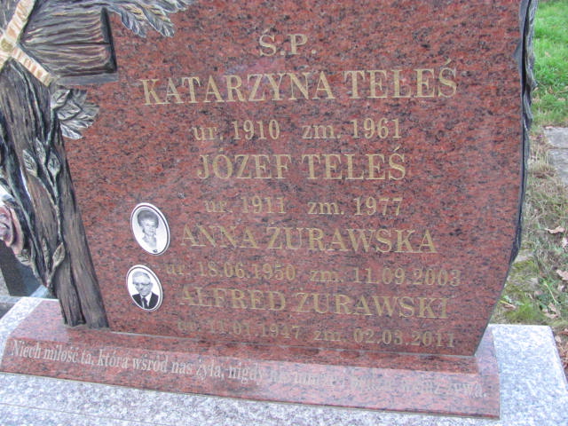 Alfred Żurawski 1947 Jasło Gmina - Grobonet - Wyszukiwarka osób pochowanych
