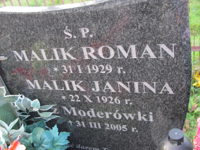 Władysław Malik 1958 Jasło Gmina - Grobonet - Wyszukiwarka osób pochowanych