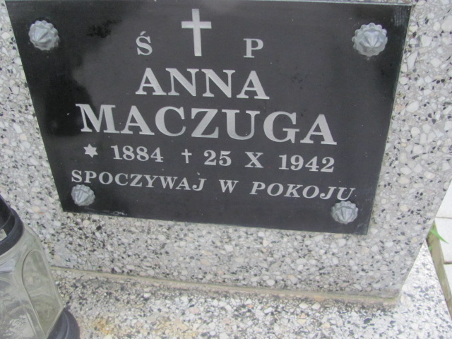 Anna Maczuga 1883 Jasło Gmina - Grobonet - Wyszukiwarka osób pochowanych