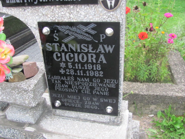 Agata Ciciora 1917 Jasło Gmina - Grobonet - Wyszukiwarka osób pochowanych