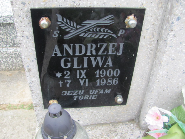 Andrzej Gliwa 1900 Jasło Gmina - Grobonet - Wyszukiwarka osób pochowanych