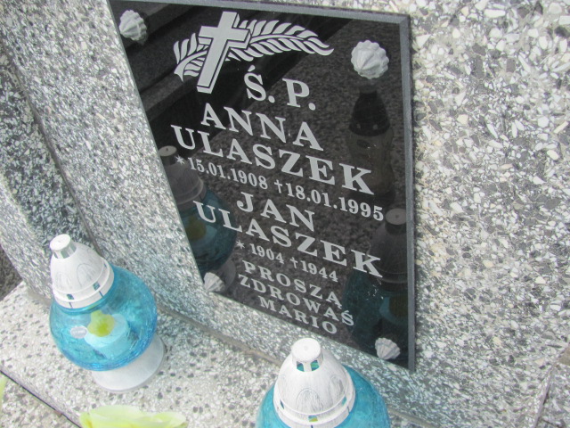 Anna Ulaszek 1908 Jasło Gmina - Grobonet - Wyszukiwarka osób pochowanych