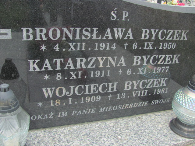 Wojciech Byczek 1909 Jasło Gmina - Grobonet - Wyszukiwarka osób pochowanych
