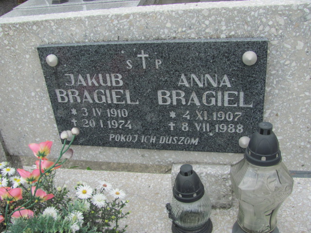 Jakub Bragiel 1910 Jasło Gmina - Grobonet - Wyszukiwarka osób pochowanych