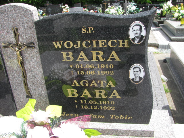 Agata Bara 1910 Jasło Gmina - Grobonet - Wyszukiwarka osób pochowanych
