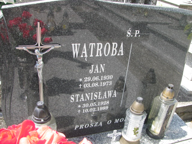 Stanisława Wątroba 1928 Jasło Gmina - Grobonet - Wyszukiwarka osób pochowanych