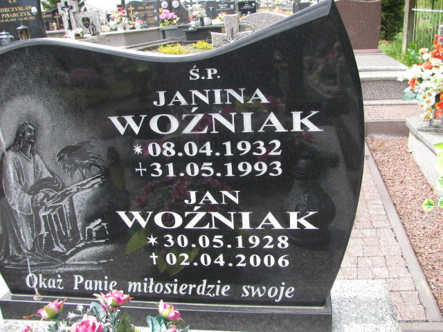 Jan Woźniak 1928 Jasło Gmina - Grobonet - Wyszukiwarka osób pochowanych