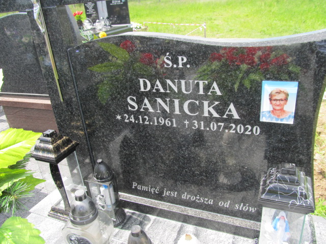 Danuta Sanicka 1961 Jasło Gmina - Grobonet - Wyszukiwarka osób pochowanych
