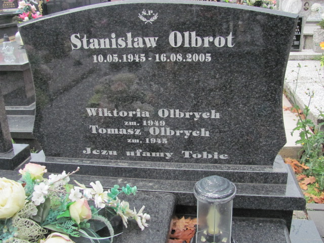 Stanisław Olbrot  1945 Jasło Gmina - Grobonet - Wyszukiwarka osób pochowanych