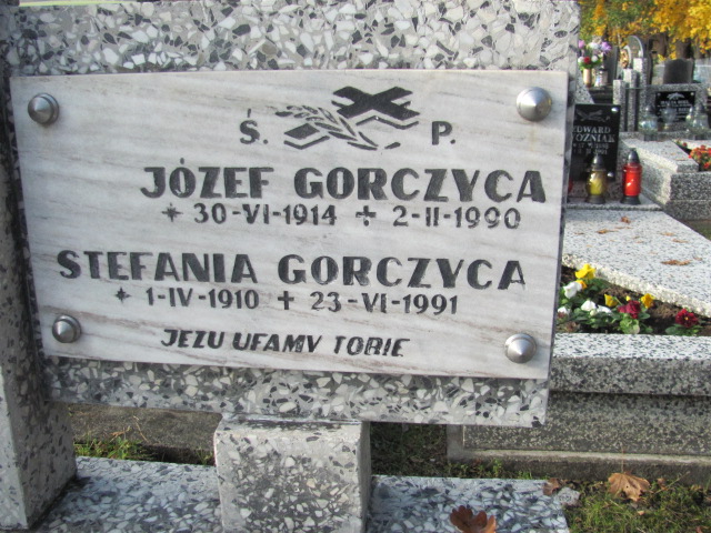 Stefania Gorczyca 1910 Jasło Gmina - Grobonet - Wyszukiwarka osób pochowanych