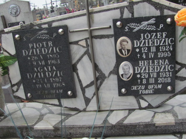 Agata Dziedzic  1897 Jasło Gmina - Grobonet - Wyszukiwarka osób pochowanych