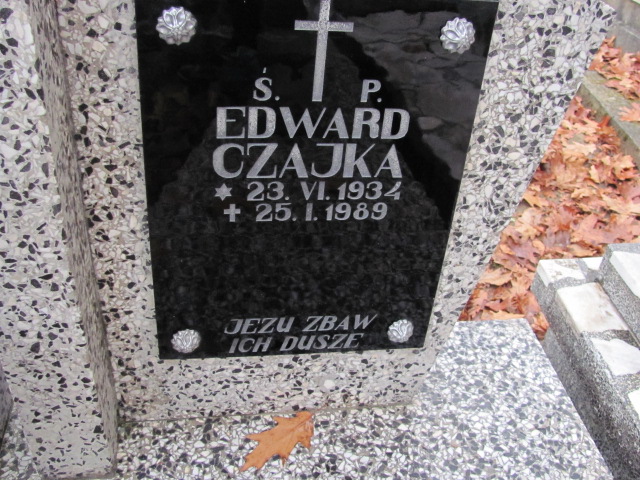 Edward Czajka  1934 Jasło Gmina - Grobonet - Wyszukiwarka osób pochowanych