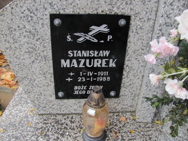 Stanisław Mazurek 1911 Jasło Gmina - Grobonet - Wyszukiwarka osób pochowanych