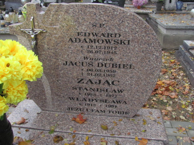 Jacek Dubiel 1959 Jasło Gmina - Grobonet - Wyszukiwarka osób pochowanych