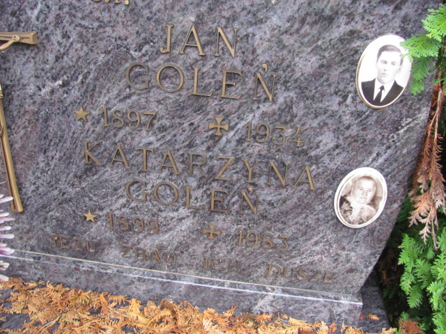 Katarzyna Goleń 1898 Jasło Gmina - Grobonet - Wyszukiwarka osób pochowanych