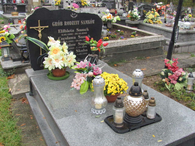 Grób Czesława Samek