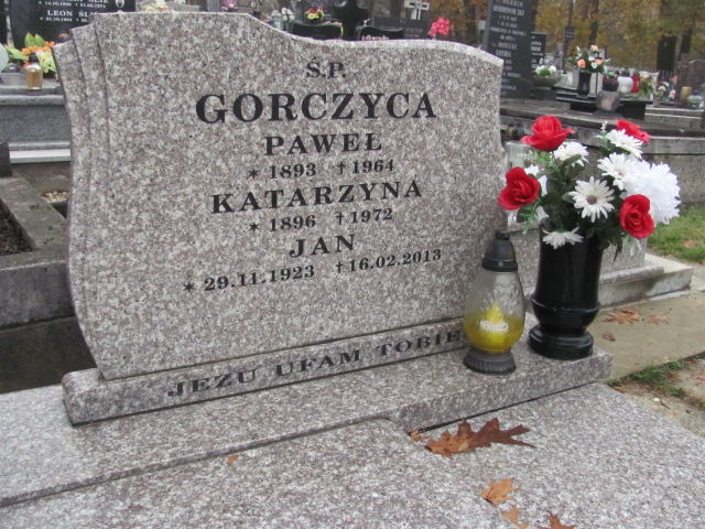Jan Gorczyca 1923 Jasło Gmina - Grobonet - Wyszukiwarka osób pochowanych