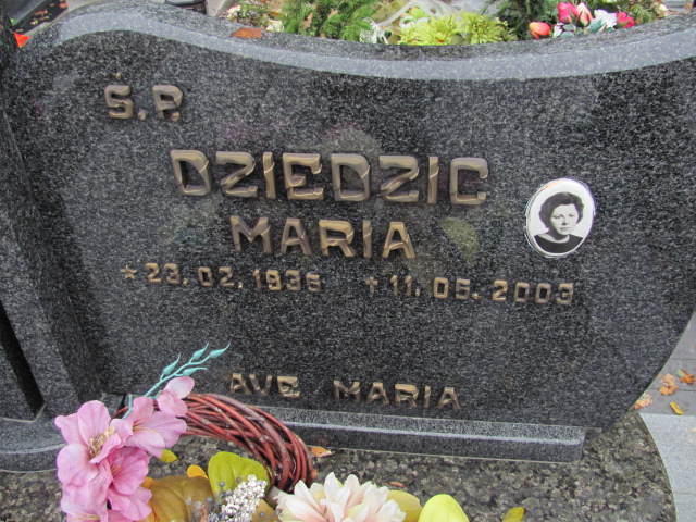 Maria Dziedzic 1935 Jasło Gmina - Grobonet - Wyszukiwarka osób pochowanych